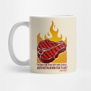 Julia Child "Steak" Quote T-Shirt Mug